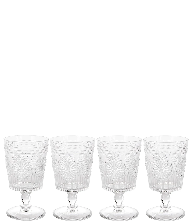 Southern Living Acrylic Short Stem Goblets, Set of 4