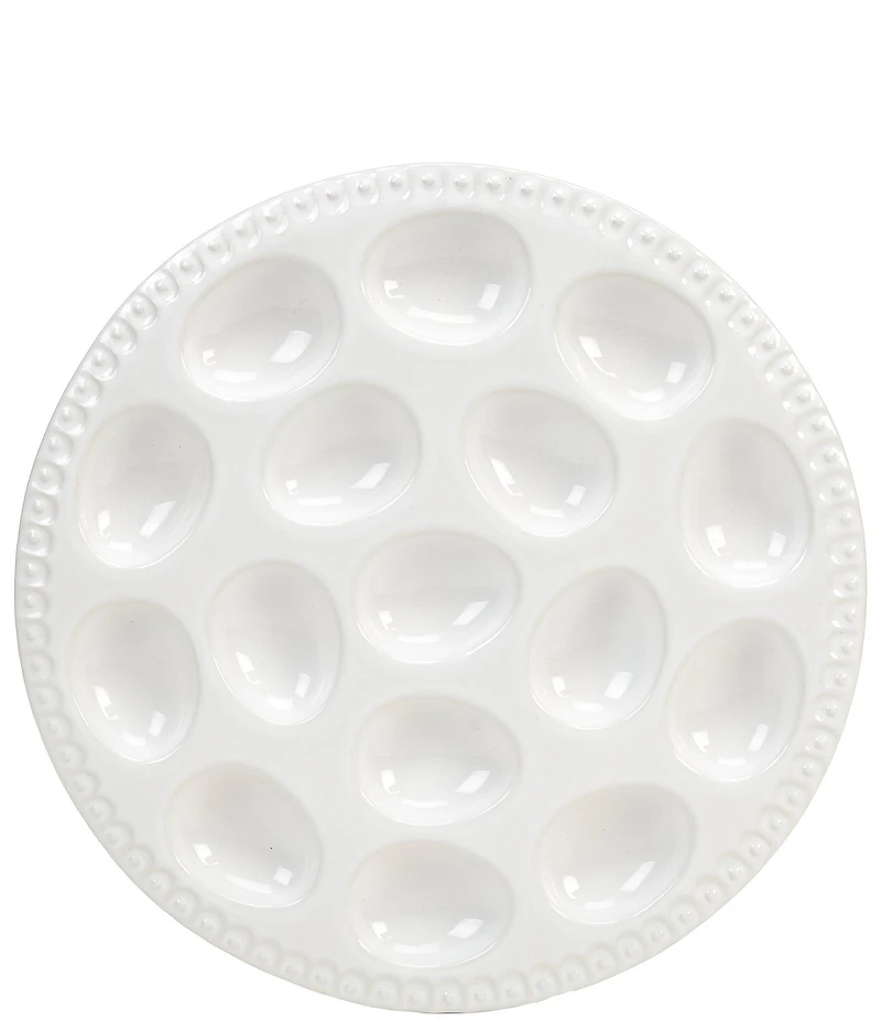 Southern Living Alexa Stoneware Egg Platter