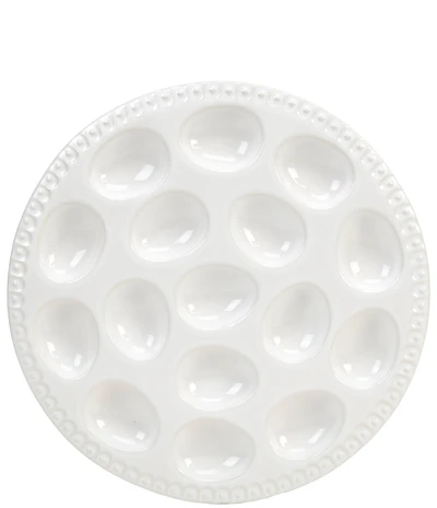Southern Living Alexa Stoneware Egg Platter