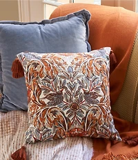 Southern Living Ashford Brushed Knit Fringed Acrylic Throw Blanket