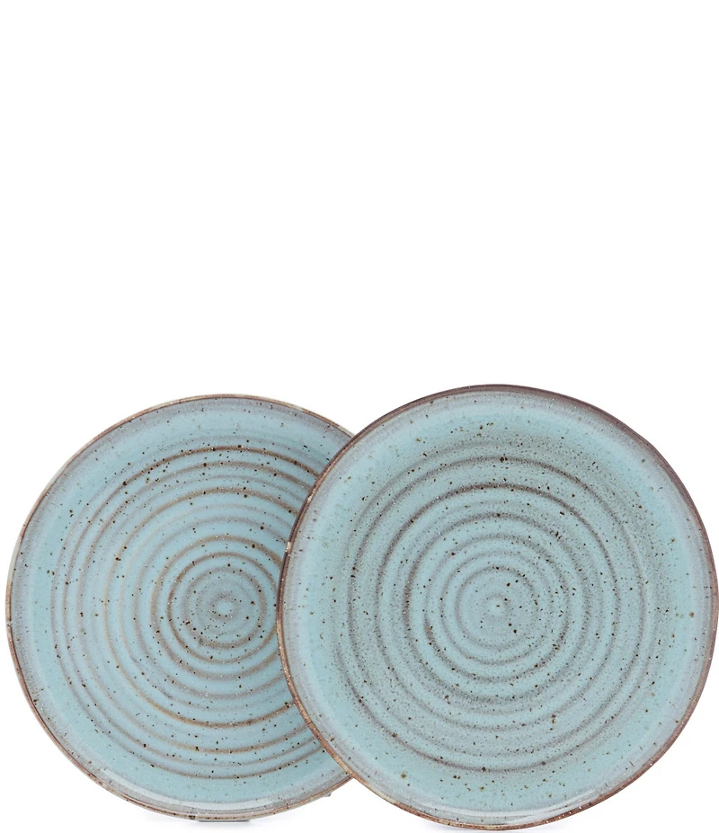 Southern Living Astra Collection Glazed Stoneware Salad Plates, Set of 2