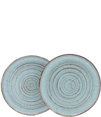 Southern Living Astra Collection Glazed Stoneware Salad Plates, Set of 2