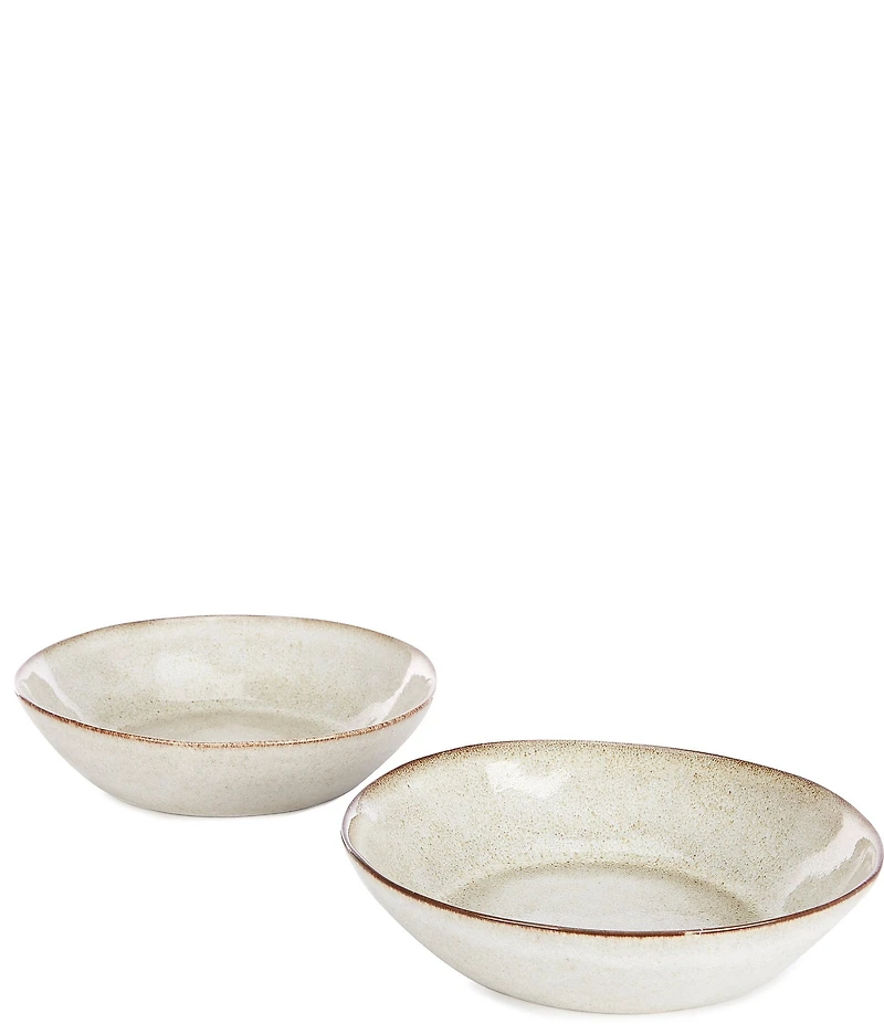 Southern Living Astra Collection Glazed Stoneware Soup Bowls, Set of 2