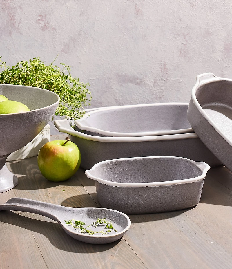 Southern Living Astra Collection Rectangular Ceramic Baker with Handles