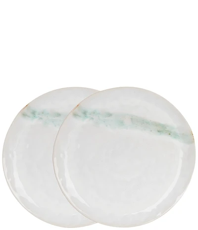 Southern Living Astra Collection White Salad Plates, Set of 2