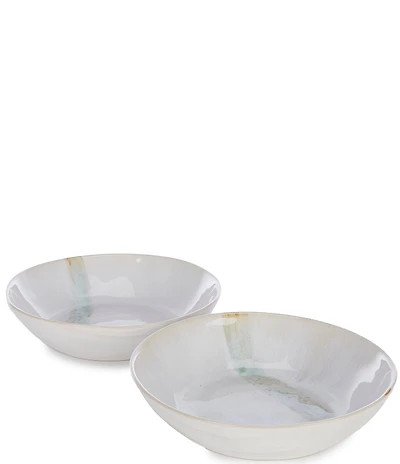 Southern Living Astra Collection White Soup Bowls, Set of 2