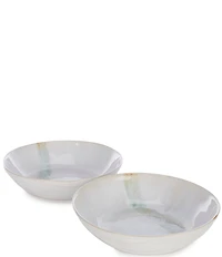 Southern Living Astra Collection White Soup Bowls, Set of 2
