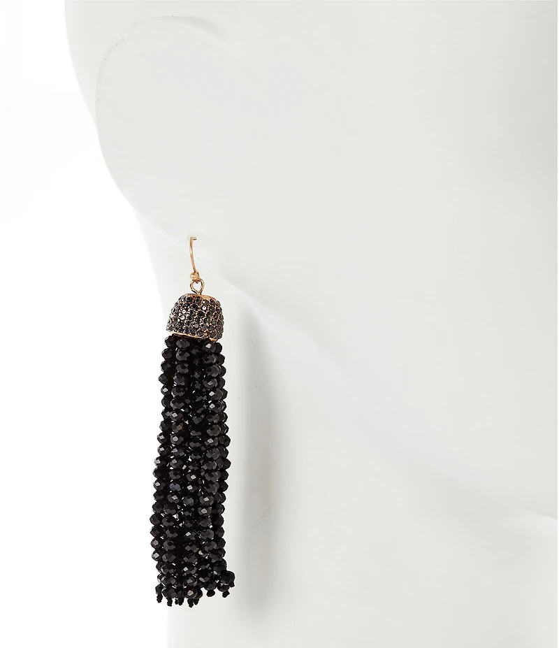 Southern Living Beaded Tassel Earrings