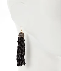 Southern Living Beaded Tassel Earrings