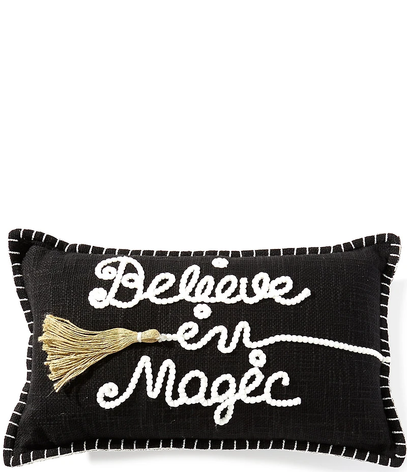 Southern Living Believe in Magic Reversible Halloween Pillow