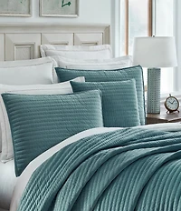 Southern Living Bexley Quilted Velvet Coverlet Mini Set