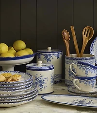 Southern Living Caroline Collection Chinoiserie Salad Plates, Set of 2