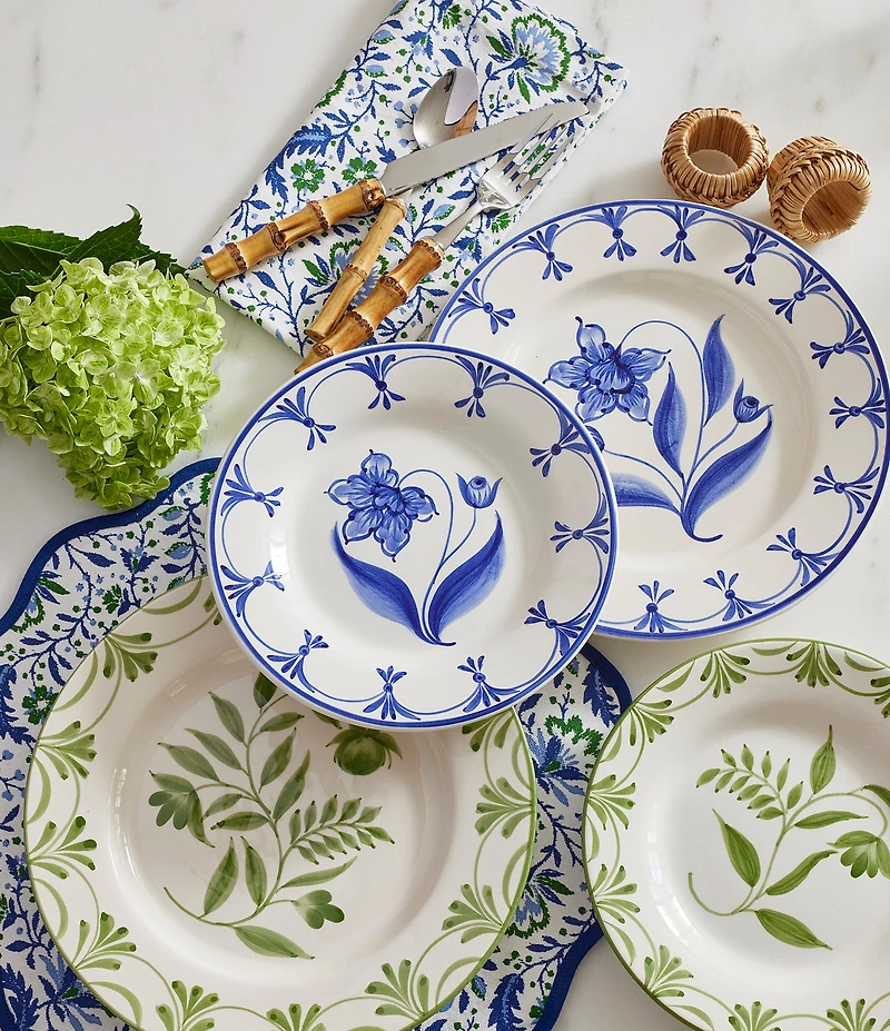 Southern Living Genevieve Collection Hand Painted Salad Plate