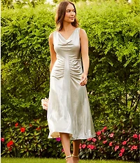 Southern Living x Borrowed & Blue Chain & Pearl Short Multi Strand Necklace