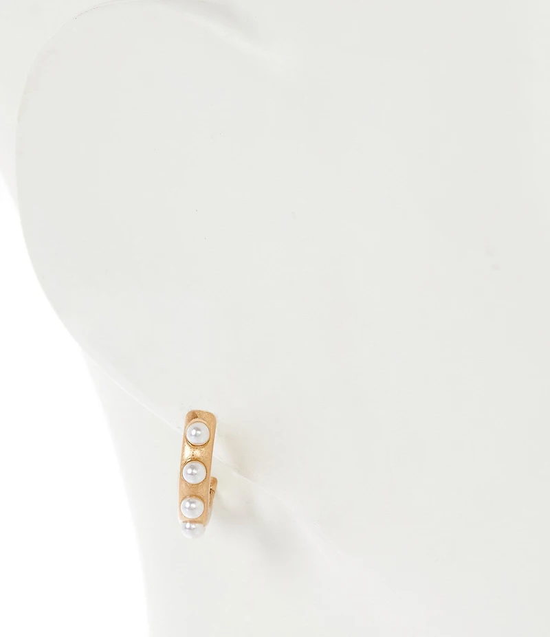 Southern Living Bow and Hoop Earring Set