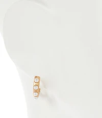 Southern Living Bow and Hoop Earring Set