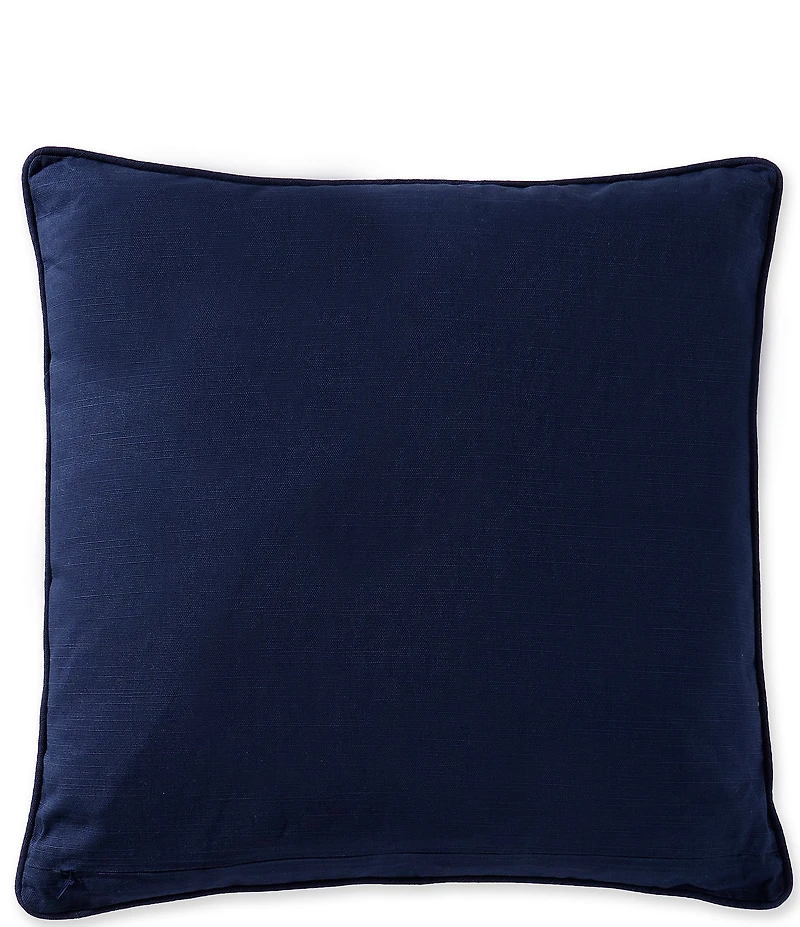 Southern Living Boxwood Topiary Embroidered Square Pillow