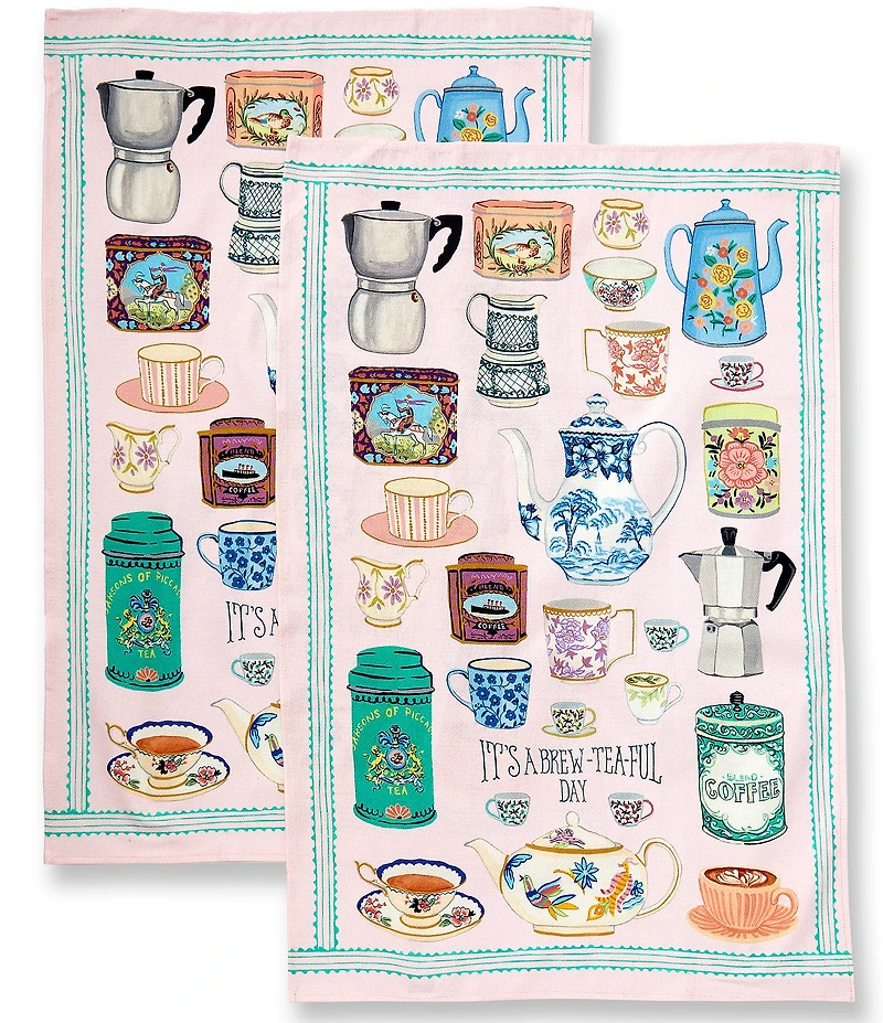Southern Living Brewtiful Kitchen Towels, Set of 2