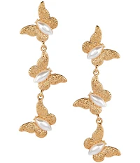 Southern Living Butterfly Linear Earrings