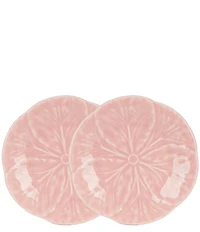 Southern Living Cabbage Bread and Butter Plates, Set of 2