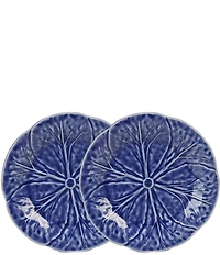 Southern Living Cabbage Bread and Butter Plates, Set of 2