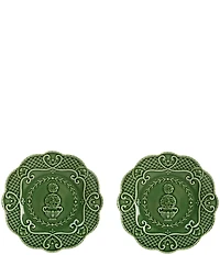 Southern Living Cabbage Topiary Salad Plates, Set of 2