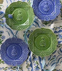 Southern Living Cabbage Topiary Salad Plates, Set of 2