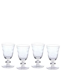 Southern Living Caroline Goblet Glasses, Set of 4