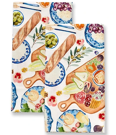 Southern Living Charcuterie Kitchen Towels, Set of 2