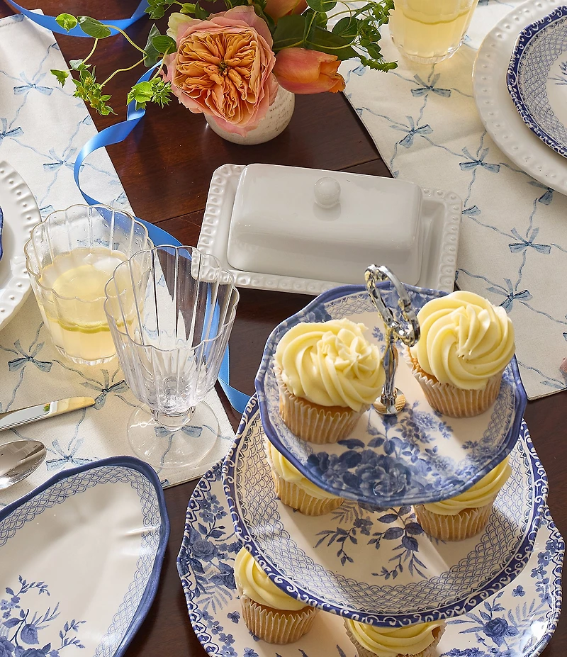 Southern Living Chinoiserie 3-Tier Server