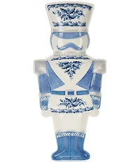 Southern Living Chinoiserie Christmas Collection Blue Nutcracker Platter