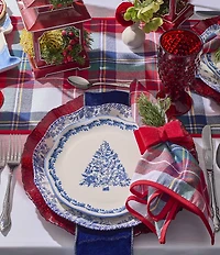Southern Living Chinoiserie Christmas Collection Tree Accents Plates, Set of 2