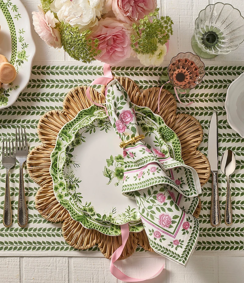 Southern Living Chloe Collection Scalloped Dinner Plates, Set of 2