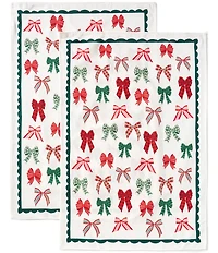 Southern Living Christmas Collection Bow Kitchen Towel Set