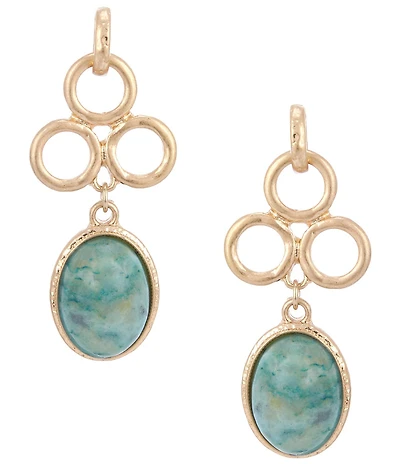 Southern Living Circle Drop Earrings