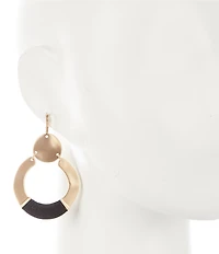 Southern Living Circle Wrap Orbital Drop Earrings