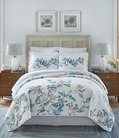 Southern Living Classic Celestine Embroidered Comforter Mini Set