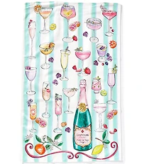 Southern Living Cocktails and Cake Kitchen Towels, Set of 2