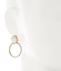 Southern Living Coin Circle Orbital Earrings