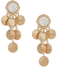 Southern Living Coin Drops Chandelier Earrings
