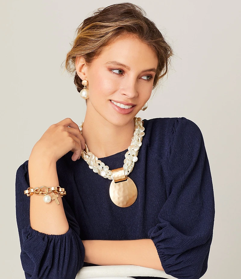 Southern Living Constance Pearl Drop Earrings