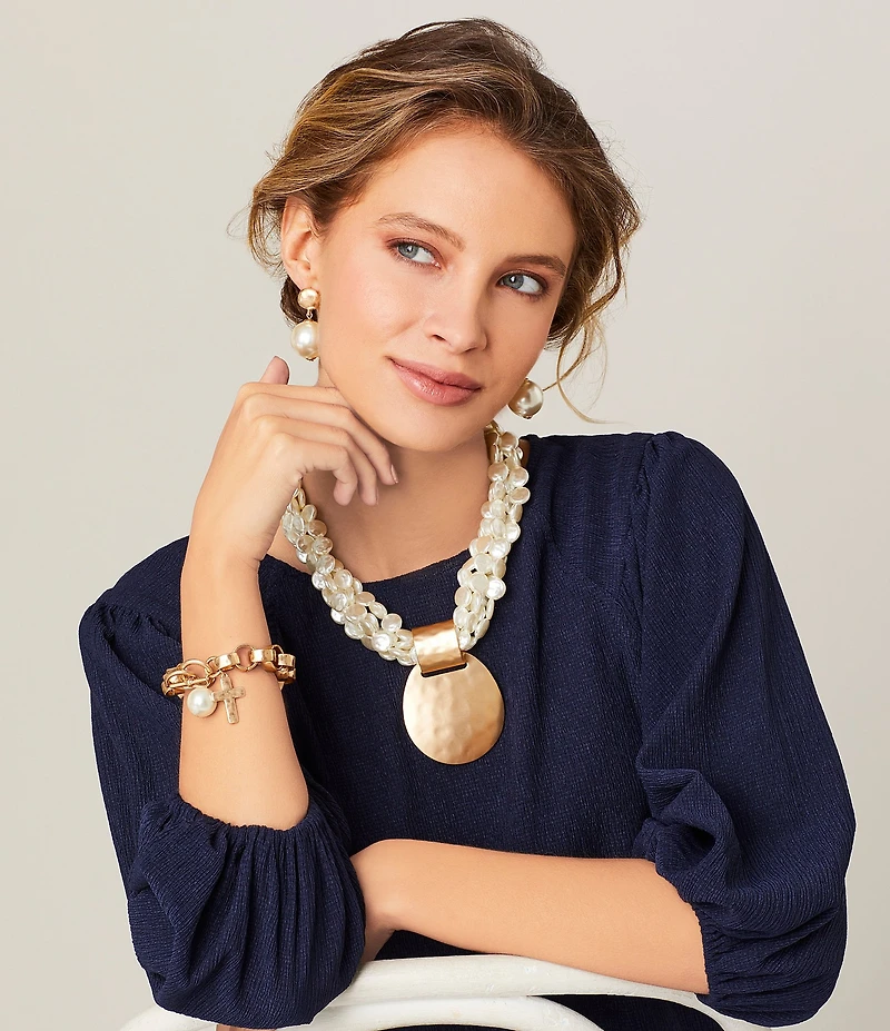 Southern Living Constance Pearl Drop Earrings