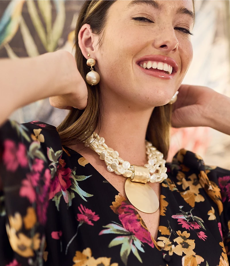 Southern Living Constance Pearl Drop Earrings
