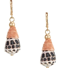 Southern Living Conus Shell Drop Earrings