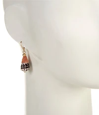 Southern Living Conus Shell Drop Earrings