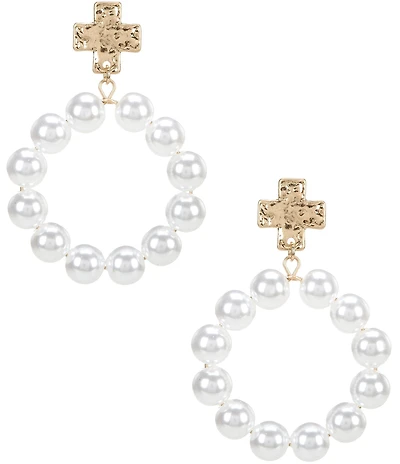 Southern Living Cross Orbital Earrings