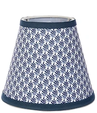 Southern Living Customizable Rechargeable Small Empire Printed Leaf Pattern Lamp Shade