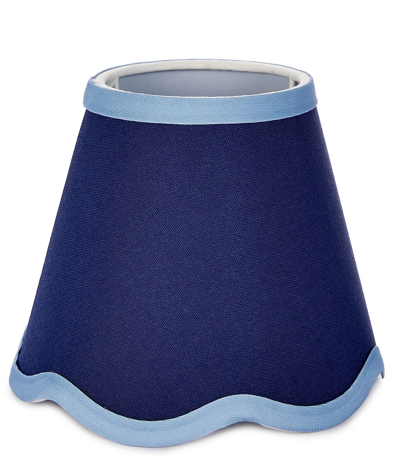 Southern Living Customizable Rechargeable Small Scalloped Empire Lamp Shade