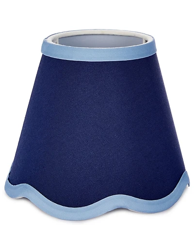 Southern Living Customizable Rechargeable Small Scalloped Empire Lamp Shade