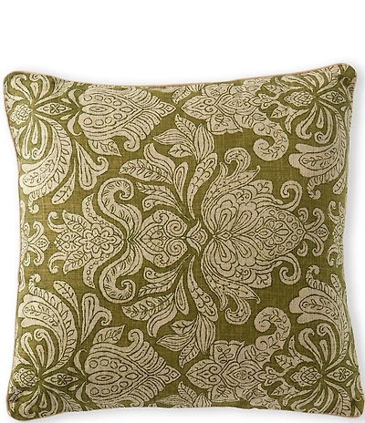 Southern Living Damask 20#double; Reversible Square Pillow